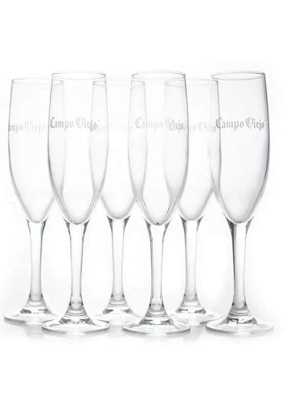 JUEGO DE COPAS FLAUTA CAMPO VIEJO