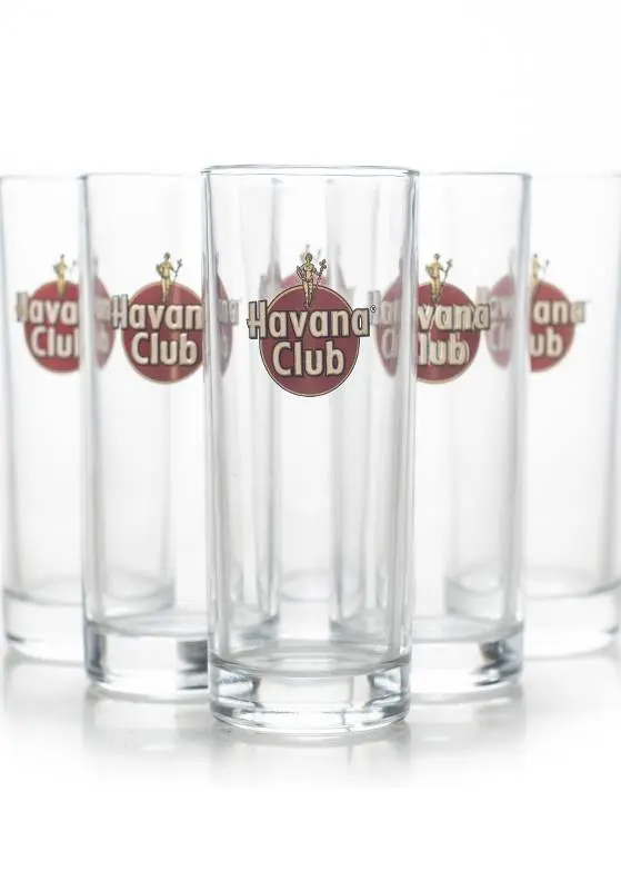 JUEGO DE VASOS HAVANA CLUB (TUBO)