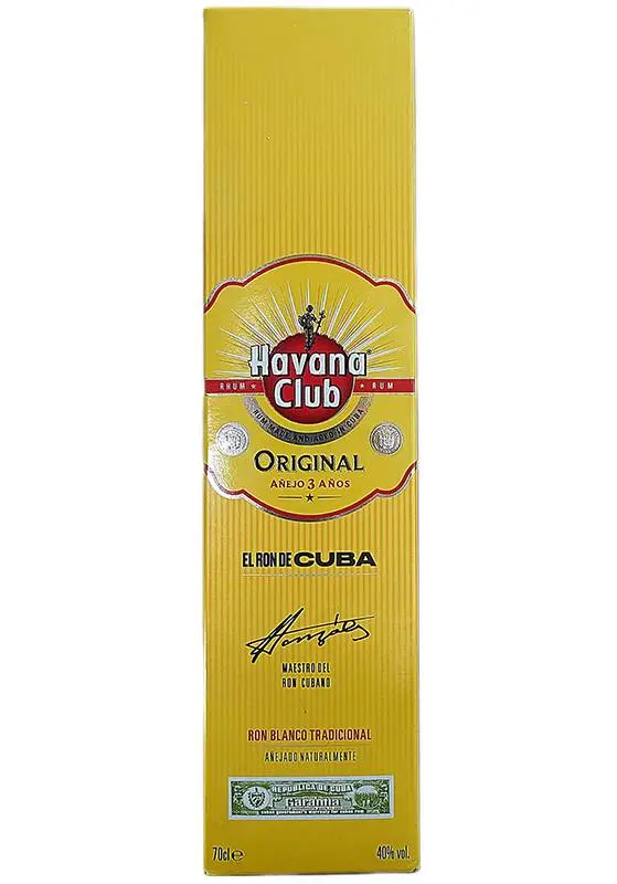 HAVANA CLUB ORIGINAL AÑEJO 3 AÑOS - ESTUCHADO