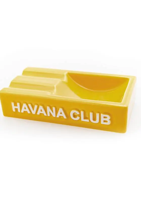 CENICERO AMARILLO HAVANA CLUB